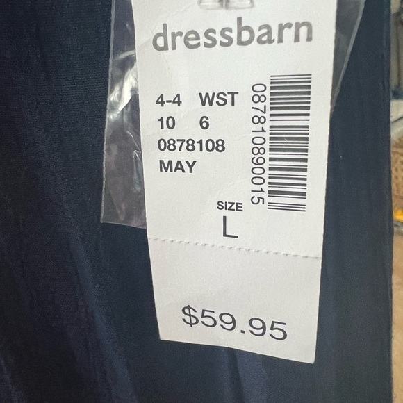 WESTPORT Women's Navy Blue Sleeveless Maxi Shift Dress Embellishes Sequins Sz L - Picture 12 of 12